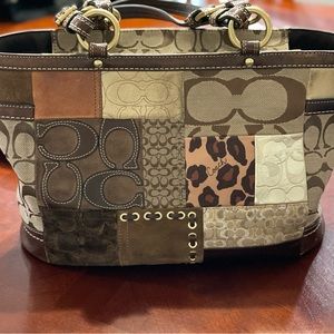 Beautiful patchwork Coach bag